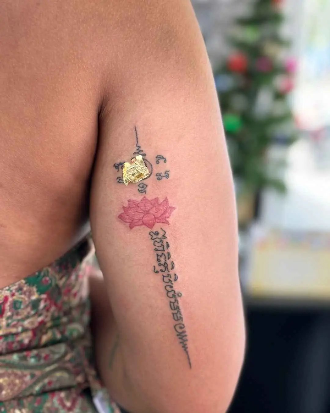 lotus sak yant tattoo by fame tattoo