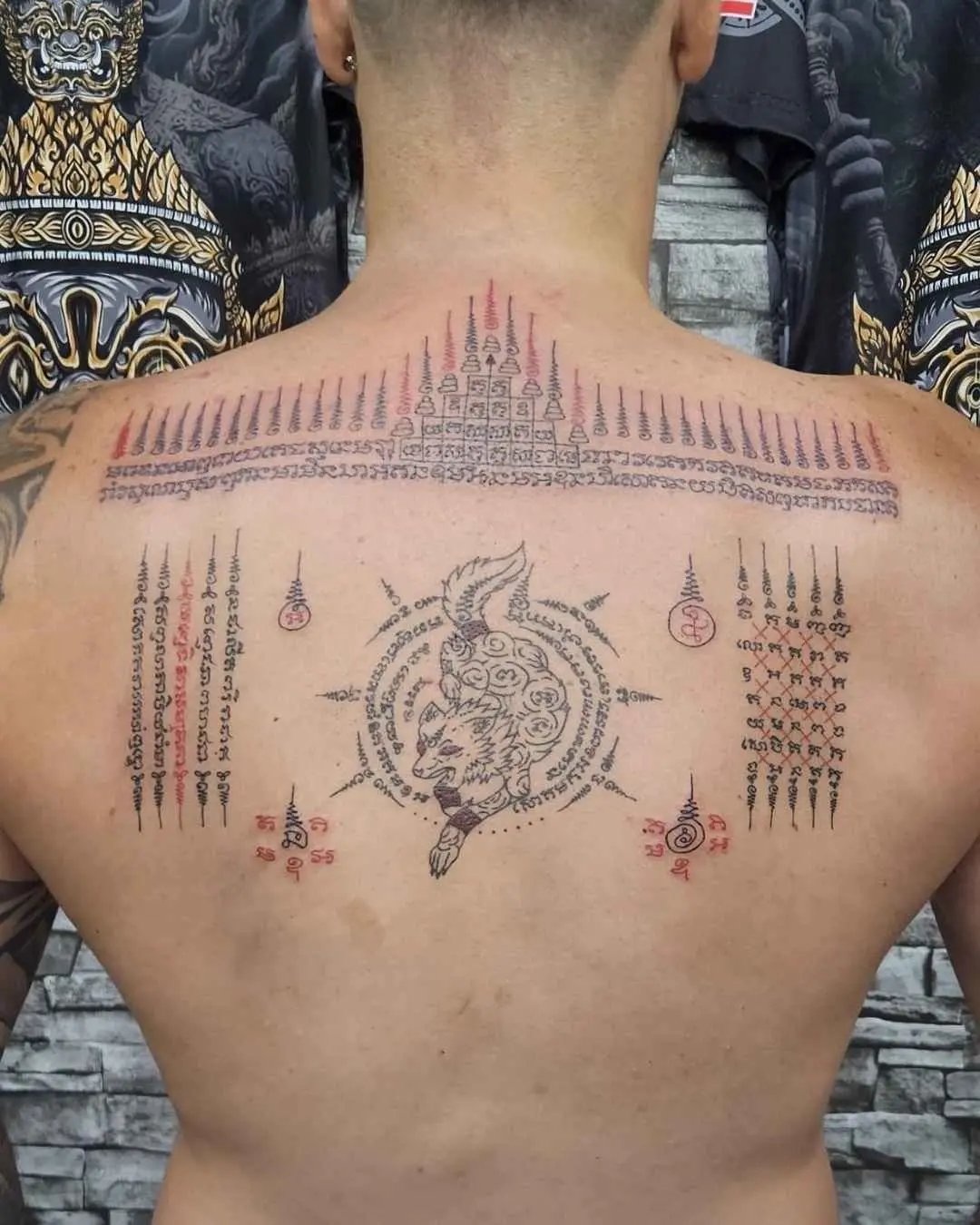 sak yant tattoo by fame tattoo