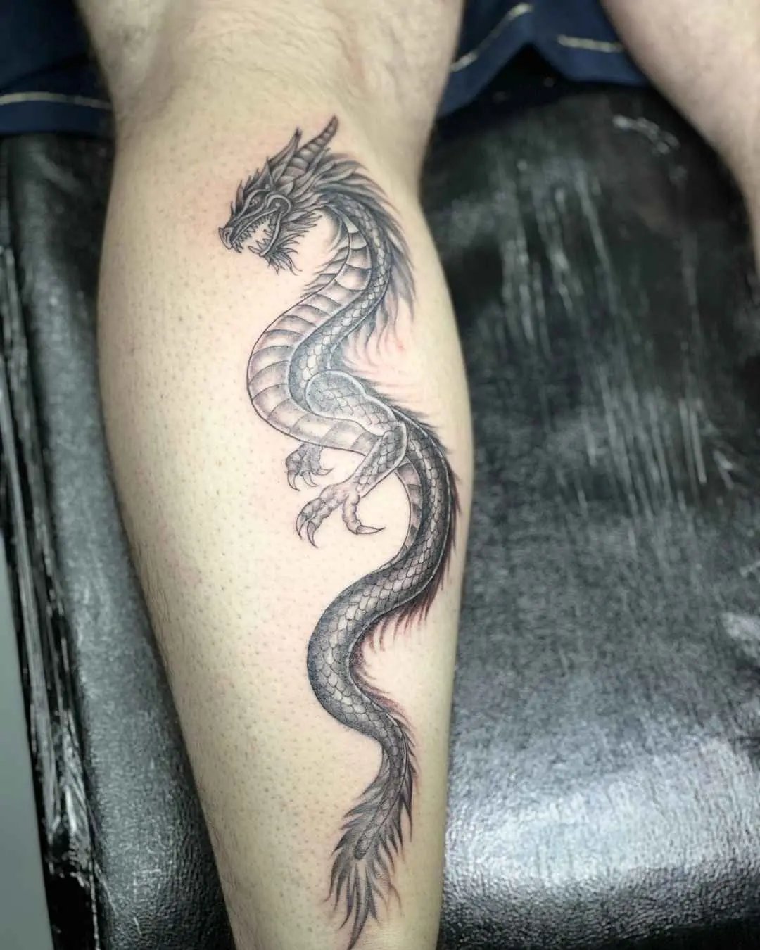Japanese dragon tattoo by fame tattoo