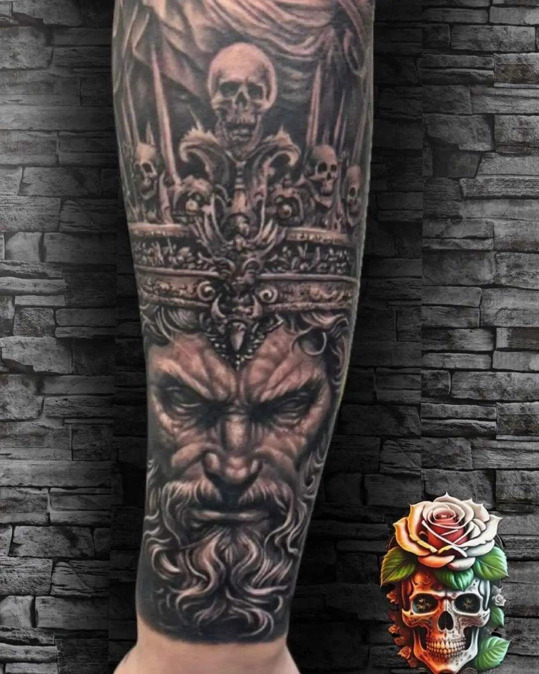 realism tattoo, forearm by fame tattoo