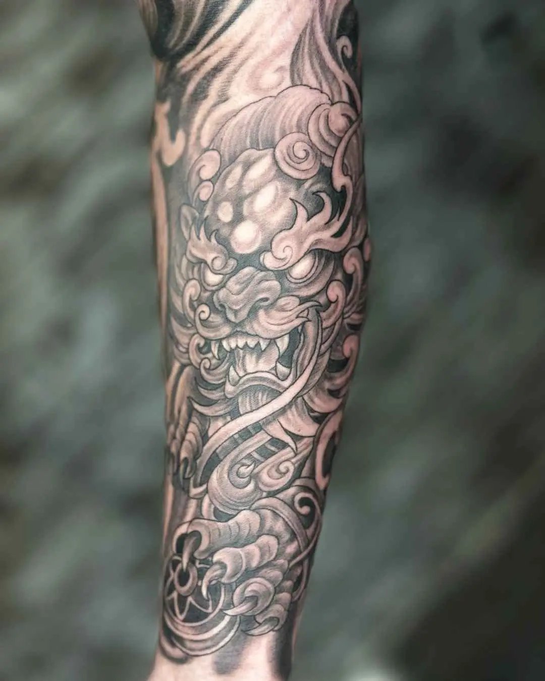 Japanese monster tattoo by fame tattoo
