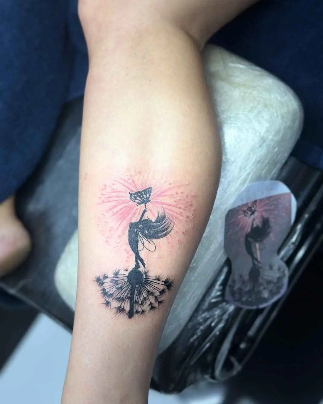 girl fine line tattoo by fame tattoo