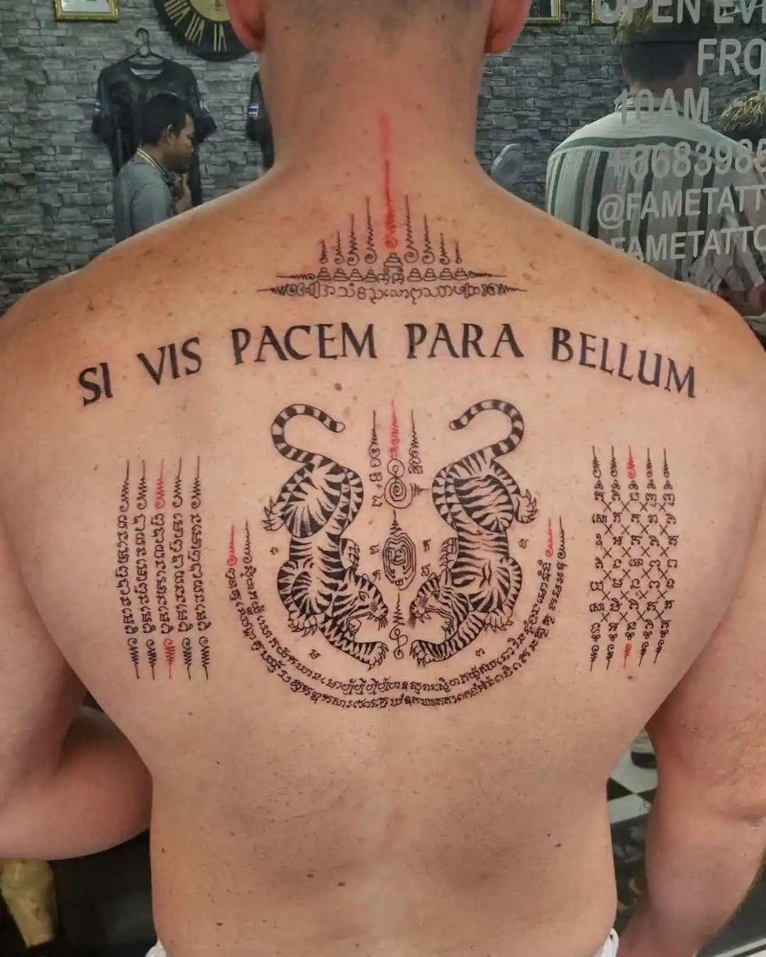 sak yant tattoo by famet tattoo